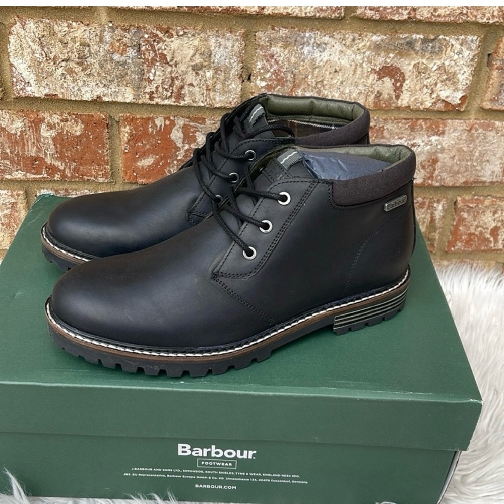 Men's Black Leather Boots